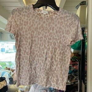 A.L.C. Beige Animal Print Top